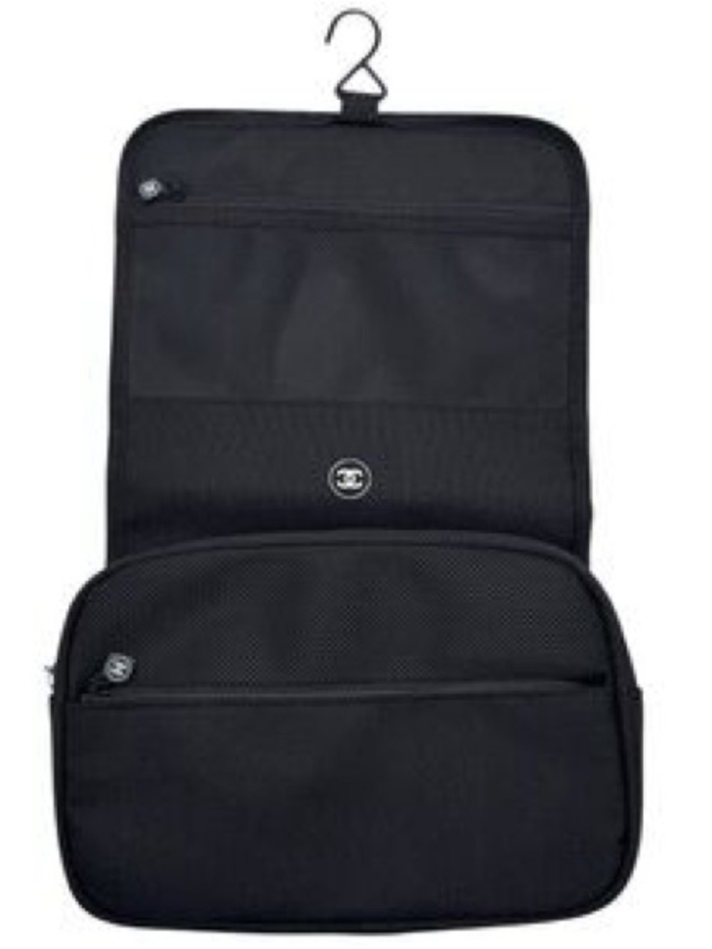 New Black Chanel Beaute’ hanging toiletry bag